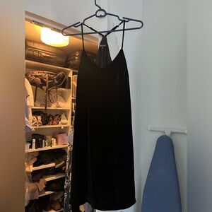 Madewell velvet mini dress